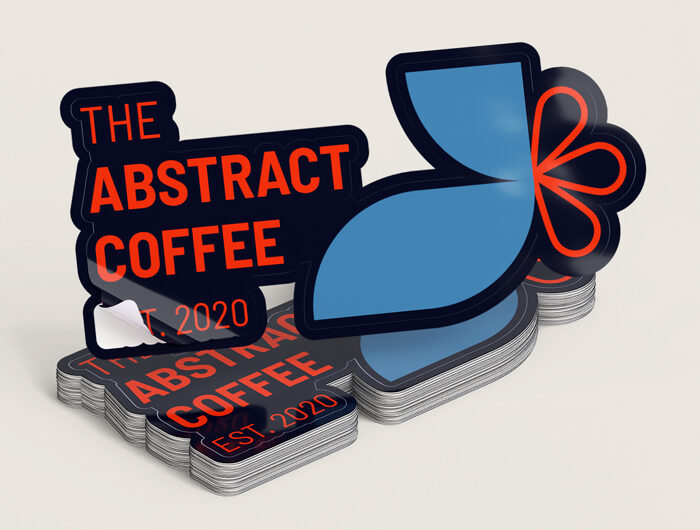 Custom die-cut sticker samples