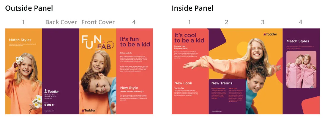 Double Gate Fold Brochure