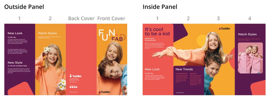Double Parallel Fold Brochure