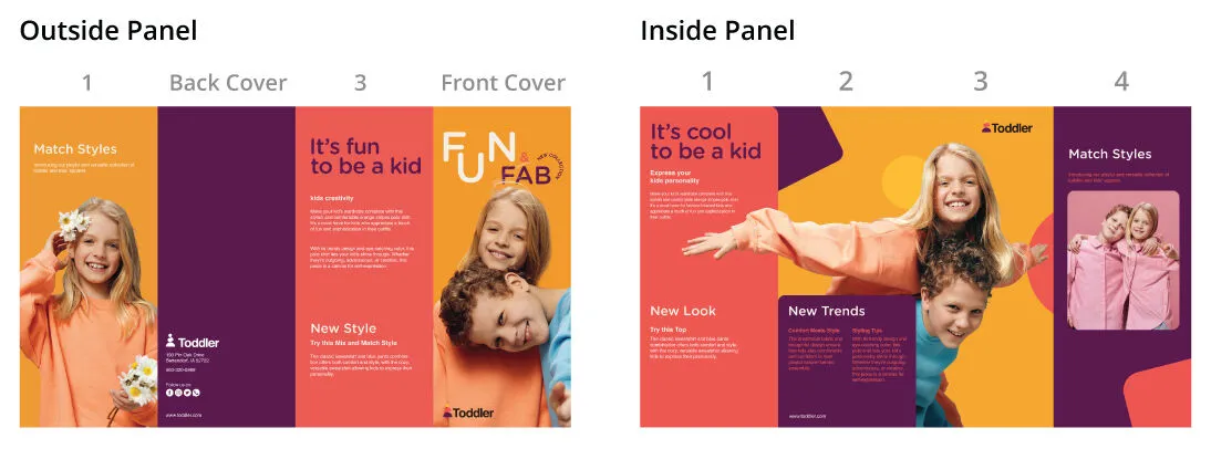 Roll Fold Brochure