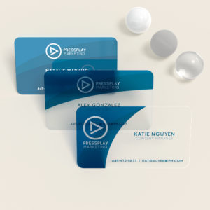 plastic business cards