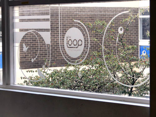 Wall Graphic Designs - The Loop Window Decal