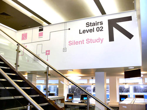 Wall Graphic Designs - The Loop Silent Study