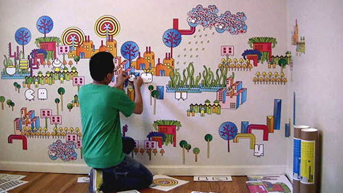 Wall Graphic Designs - Creative Colorful Decal