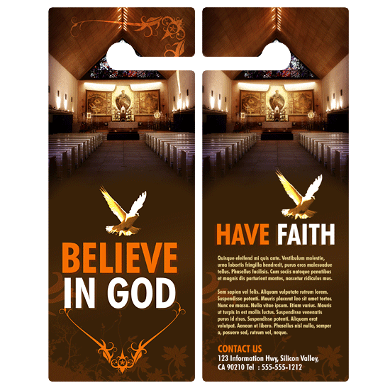 Door Hanger Flyer Advertising For Churches Does It Work