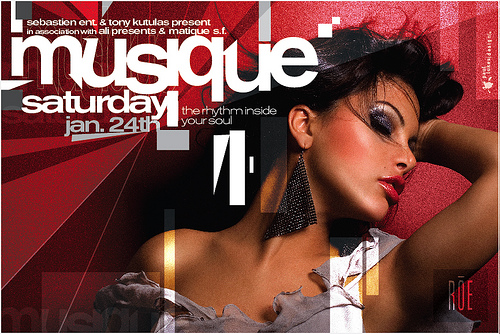 Night Club Flyer - Musique: Rhythm in Your Soul