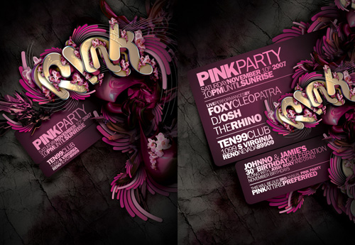 Night Club Flyer – Pink Party