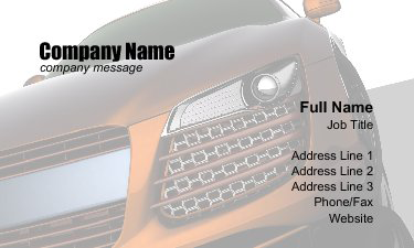 Custom Auto Body Shop Business Card Design 5