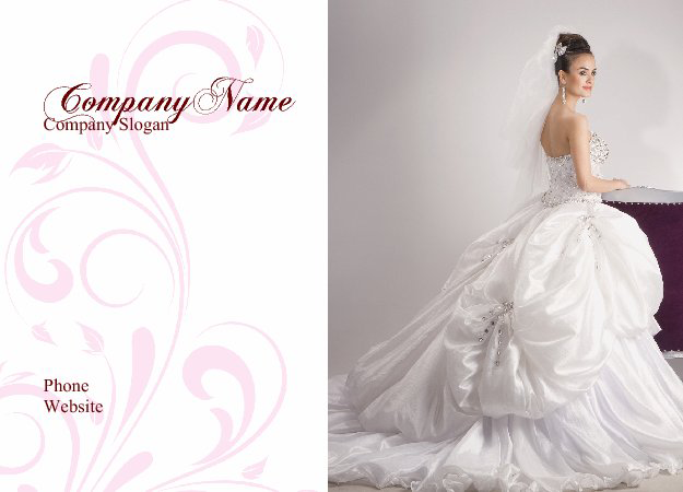 Custom Postcards for Formal wear and Bridal Shops 9