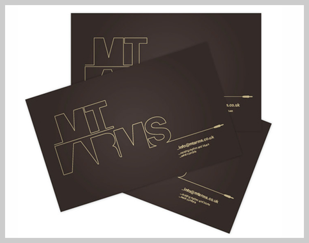 Brown Business Cards - MT Arms