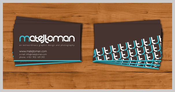 Brown Business Cards - Matej Toman