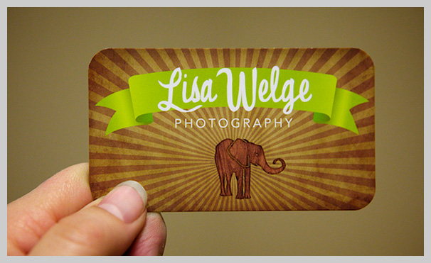 Brown Business Cards - Lisa Welge