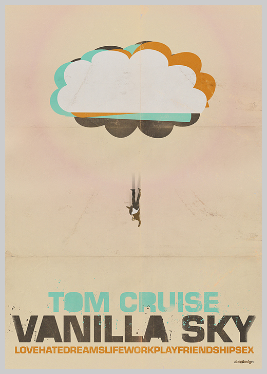 Custom Movie Poster Designs - Vanilla Sky