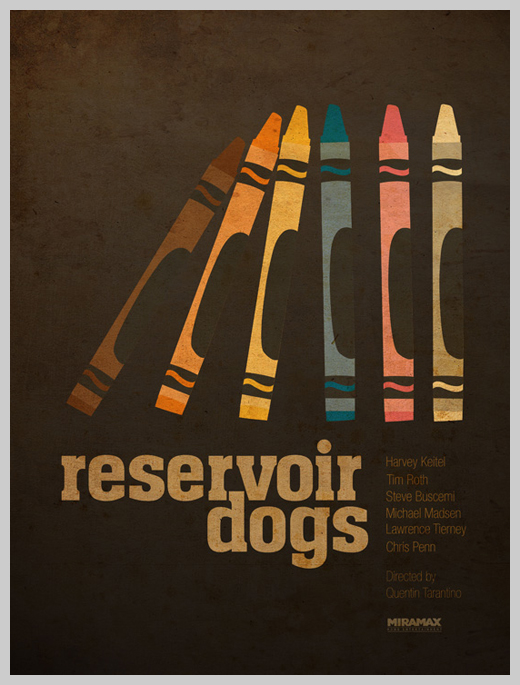 Custom Movie Poster Designs - Reservoir Dogs