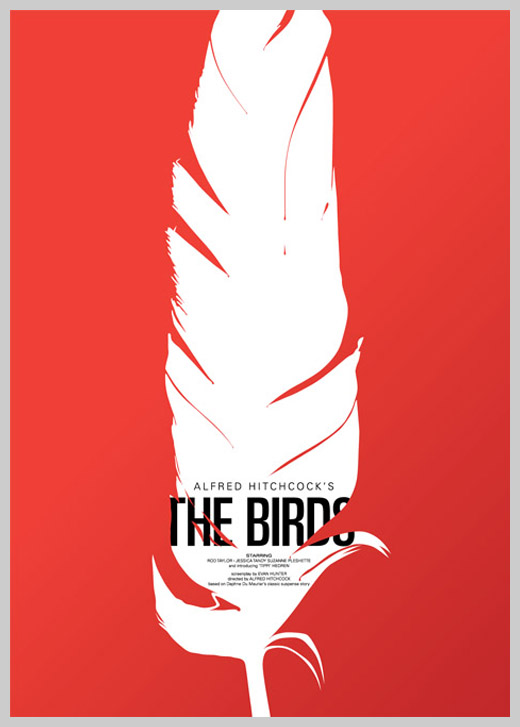 Custom Movie Poster Designs - The Birds