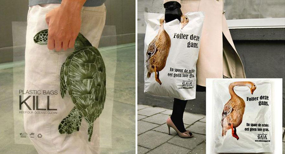 Environmental Awareness Posters and Advertisements - GAIA Plastic Bags