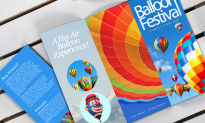 travel and festival brochure