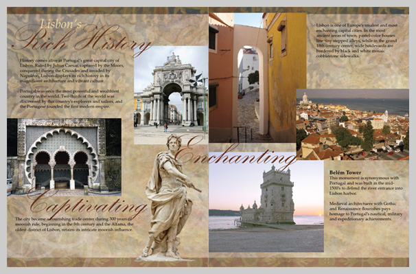 Travel Brochure Examples - Lisbon