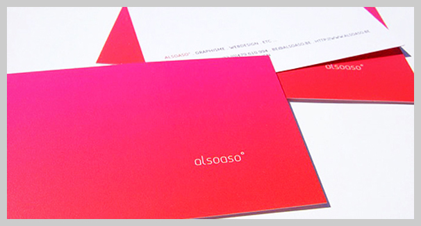 Pink Business Cards - alsoaso