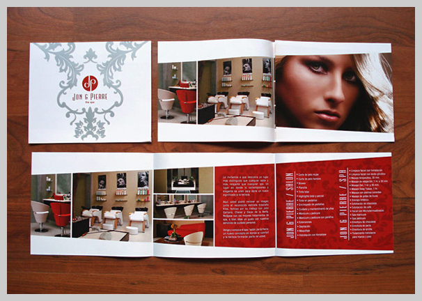 Spa Brochure Design - Jon and Pierre