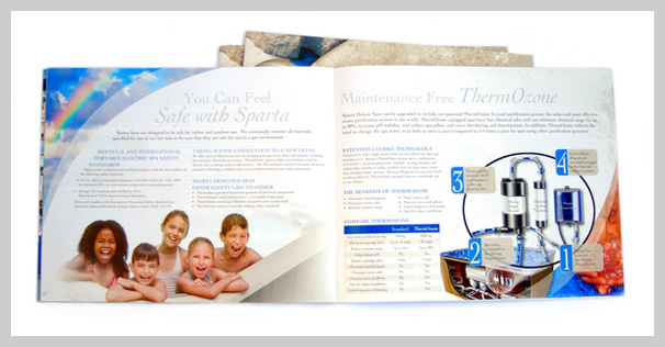 Spa Brochure Design - Sparta Spas