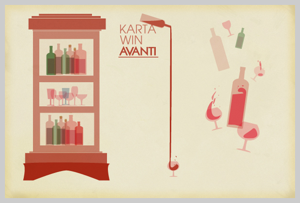 Wine Menu Design - Karta Win Avanti