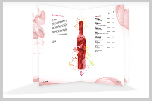 Wine Menu Design - Boutique de Vinhos