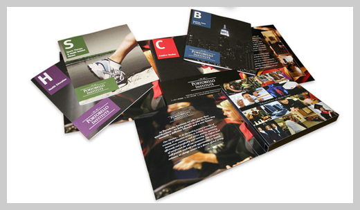 College Brochure Design - POrtobello Institute Brochure Pack