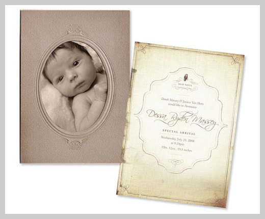 Custom Birth Announcement - Dessa Ryden Massey