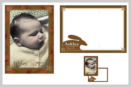 Custom Birth Announcement - Ashley