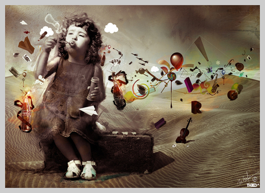 Digital Canvas Print - Imagination: thelrd and Archan Nair