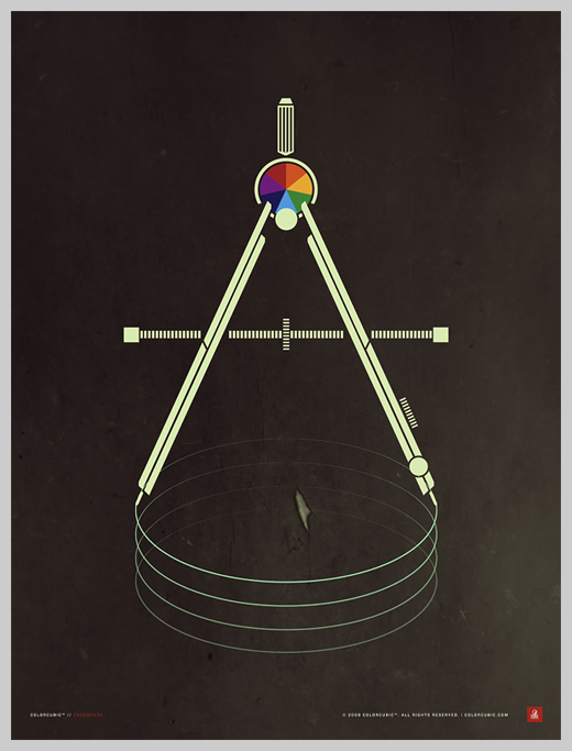 Minimalist Poster Design Examples - Colorcubic Encompass Print