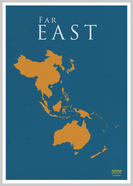 Minimalist Poster Design Examples - Minimal Geography