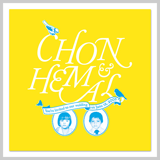 Wedding Invitation Greeting Cards - Chon and Hemal