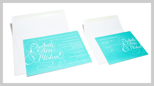 Wedding Invitation Greeting Cards - Mike and Beth