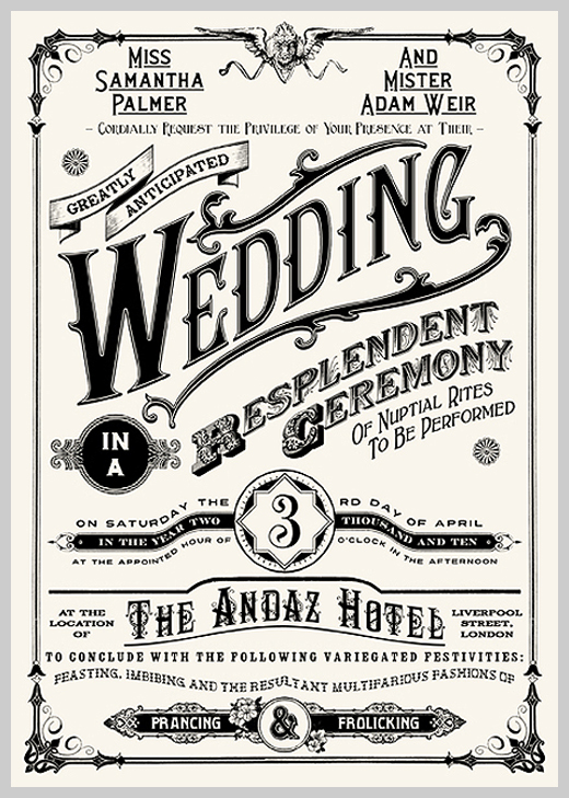 Wedding Invitation Greeting Cards - Peter Bowen