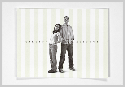 Wedding Invitation Greeting Cards - Carolyn and Jeffrey