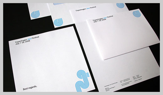 Company Letterhead Design - Copenhagen Jazz Festival