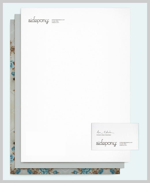 Company Letterhead Design - Sidepony