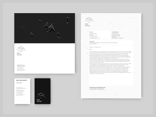 Company Letterhead Design - Papeterie Fractal