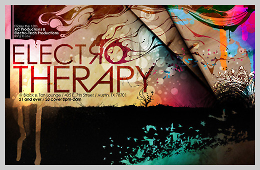 Event Flyer Design - Electro Therapy