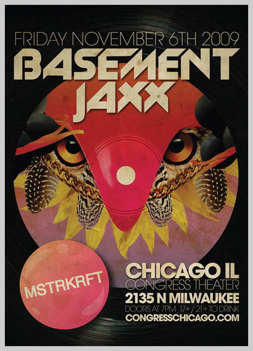 Event Flyer Design - Basement Jaxx