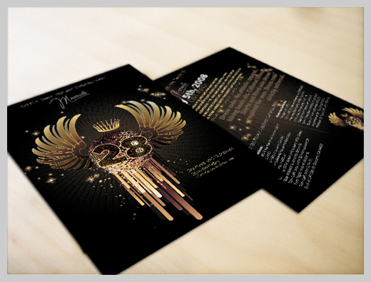 Sample Party Invitations - Golden 28