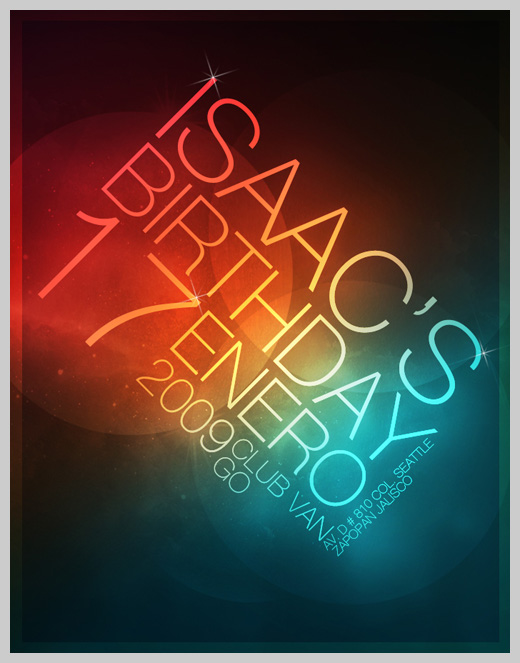 Sample Party Invitations - Isaacs Birthday