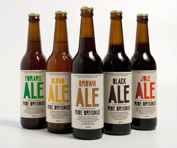 Bottle Label Designs - Ribe Bryghus