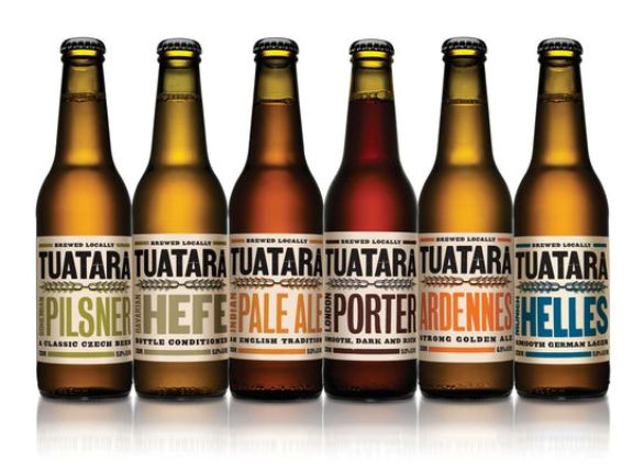 Bottle Label Designs - Tuatara Brewery