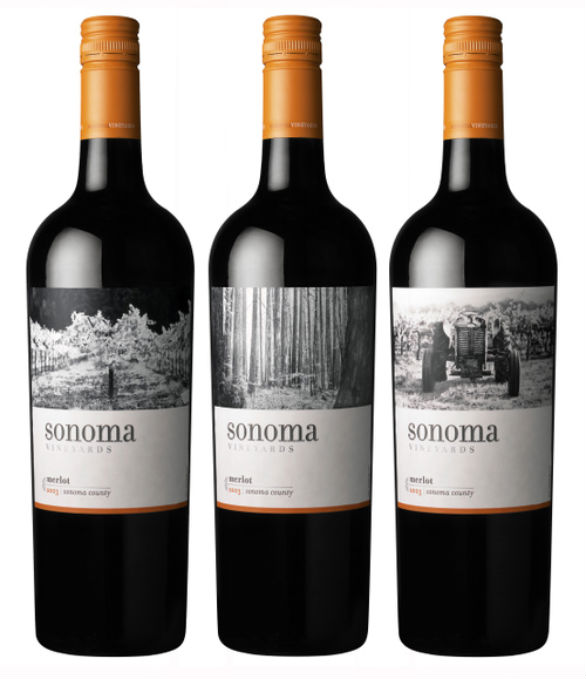 Bottle Label Designs - Sonoma Vineyards