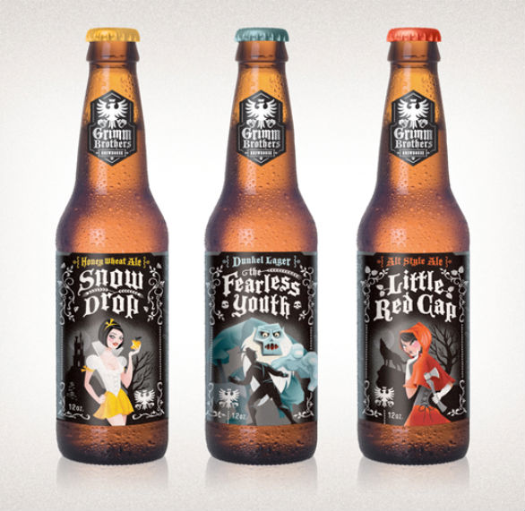 Bottle Label Designs - Grimm Brothers