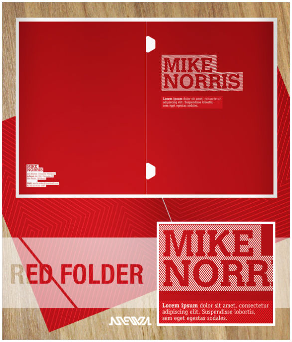 Presentation Folder Designs - Mike Norris