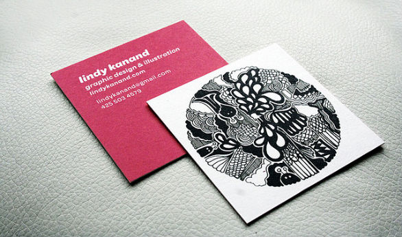 Square Business Card - Lindy Kanand